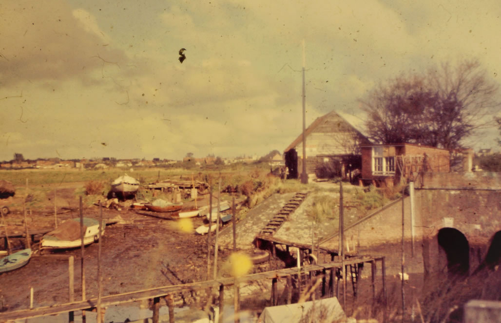 De oude uitmonding van de Zoom, privéarchief W, Jordans 1960